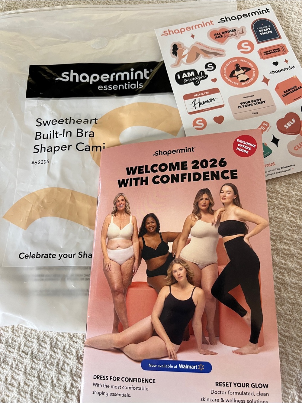 Shapermint Black Sweetheart Built-In Bra (wireless) Cami Top new in bag w tag XL - Picture 14 of 16